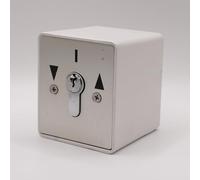 Contacteur à clé universel 16018-3A - 2 fonctions - Montage en applique - 16 Ampères - Contact sec NO - Compatibles multi-marques + 1 Goodies DOMOBIP (16018-1A - Applique Gros Modèle)