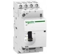 Schneider Electric – Contacteur à commande manuelle Acti9 iCT A9C21833 3NO 25A 230–240V Blanc