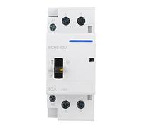 Contacteur AC BCH8 63M 2P avec interrupteur de commande manuel, contacteur domestique 63A 230V pour catégorie de charge AC 7a, conception modulaire compacte pour montage sur rail (que c'est)