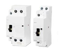 Contacteur AC CDCH8S, 1 pièce, trois monophasés, 16A, 20A, 25A, 32A, 40A, 63A, 2P, 4P, manuel, 220V, 110V, 24V, avec poignée, bouton de commande, NCH8 CJX2(25A,2NC_24V)