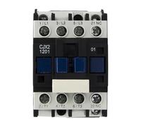Contacteur AC CJX2-1201 12A 3P NC, série CJX2-12 LC1-D12, 220V, 380V, 110V, 48V, 36V, 24V(36V)