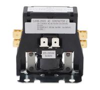 Contacteur AC CJX9B/25S 220V 50/60Hz pour systèmes CVC, pompes, compresseurs, ascenseurs, éclairage - Relais unipolaire avec design compact, boîtier en plastique - 1 pièce