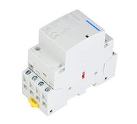 Contacteur AC domestique, 4P 16A 24V 220V/230V 50/60Hz Din Rail Mount 4No avec un haut professionnalisme et une bonne sécurité pour les applications domestiques(220V/230V)