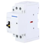 Contacteur AC domestique, Contacteur AC rail DIN, Contacteur AC domestique rail DIN, Contacteur AC 2P 40A, Contacteur AC àmanuelle