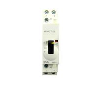 Contacteur AC domestique manuel MKWCT-25M V/220 V, module modulaire 25 ampères 2P 1NO 1NC 35mm, Rail DIN 110V 24V(24V 2NC)