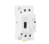 Contacteur AC manuel sur rail DIN GYHC-63M 2P 40/63A 2NO/2NC AC220V, commande manuelle, 1 pièce(2P 63A 2NC 220V)