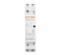Contacteur AC modulaire domestique 220v monophasé 2p 2no 2nc 1no 1nc 25A 20A 16A for l'automatisation(2P 20A 2NC)