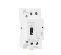 Contacteur AC modulaire domestique manuel 2P 40A 63A 2NO ou 2NC, AC220V 230V, commande manuelle(2P 40A 2N0 220V)