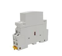 Contacteur AC modulaire domestique monté sur Rail Din, 2P 16A25A 1NO 1NC 2NOAC 230V 50/60Hz(16A,1NO1NC,12V)