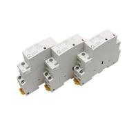 Contacteur AC modulaire domestique monté sur Rail Din, 2P AC 220V 230V 16A/20A/25A/ 1NO/1NC 50/60Hz(20A,2NC,12V)