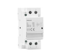 Contacteur AC modulaire GYHC 2P 40A 63A, monté sur rail DIN, 2NO 2NC / 1NO1NC, contacteur d'alimentation domestique pour la commutation de tableau distribution panneaux électriques(2P 63A 1NO1NC)