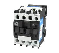 Contacteur AC monté sur rail DIN CJX2-1810 35mm, 3 pôles, une bobine 110V normalement ouverte 32A