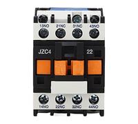 Contacteur AC triphasé 2 Pôles, JZC4 22 2NO 2NC AC Contacteur 50/60Hz Relais Intermédiaire pour Climatiseur Pompe à Chaleur (220V)