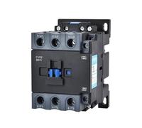 Contacteur ca 220v triphasé monophasé 1NO1NC Contacts CJX2 contacteurs 3P tension de bobine 380vac monté sur Rail Din(CJX2-2511 25A,220V)
