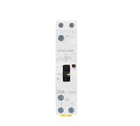Contacteur CA à commande manuelle 2P 16A 20A 25A 2NO 220V 50/60Hz type rail(2P 16A 2NO 220V)