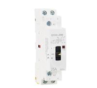 Contacteur CA à commande manuelle GYHC-25M 2P 16/20/25A 2NO 220V 50/60Hz à usage domestique, type rail DIN, 1 pièce(2P 20A 2NC220V)