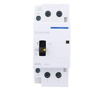 Contacteur CA, BCH8-40M 2P 40A 230V Ménage CA Montage sur rail DIN avec commutateur de commande manuelle pour applications domestiques(2NO)