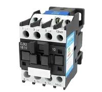 Contacteur CA CJX2-1201 CJX2-0901 12 A 9 A triphasé 3 pôles NF Tension de bobine 380 V 50 Hz Montage sur rail DIN 3P + 1 NO Contacteur normalement ouvert(CJX2-0901(NC) 36VAC)