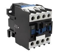 Contacteur ca CJX2-2510, Contact argenté LC1 monté sur Rail DIN 1NO, tension d'ouverture normale 220V/380V/24V/110V(CJX2-2510 AC36V)