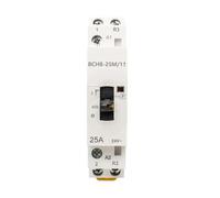 Contacteur CA domestique manuel BCH8-25M/11 25 A, 2 pôles, 1 NO, 1 NC, circuit 50/60 Hz, commande manuelle/automatique, 1 pièce(1NO1NC_AC 24V)