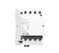 Contacteur CA modulaire 4P 16A 20A 25A 32A 40A 63A 50/60HZ sur rail DIN 35 mm 4NO(40A4P)
