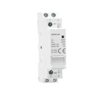 Contacteur CA modulaire domestique for montage sur rail DIN, idéal for maisons, hôtels et applications intelligentes. 220 V, 2 pôles, 2 NF, 2 NO, 1 NO, 1 NF, 50/60 Hz.(2P 25A 2NO)