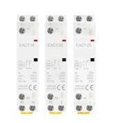 Contacteur ca modulaire EACT 2P 16A 20A 25A, bobine 220V 230V, interrupteur de commande de puissance monté sur Rail DIN avec options de Contact 2NO 2NC 1NO1NC(2P 25A 2NO)