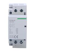 Contacteur Ca Modulaire HCH8s-63 2P 40A 2NO, Interrupteur De Commande Automatique Monté Sur Rail DIN, AC230V 220V 50/60Hz Pour Panneau Domestique(2P 63A 1NO1NC AC230V)