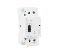 Contacteur ca modulaire manuel sur Rail DIN, 2P 40A 63A 2NO ou 2NC, AC220V 230V, commande manuelle(2P 63A 2N0 220V)