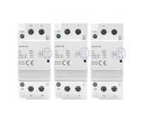 Contacteur ca sur Rail Din 2P 40A 63A 2NO 2NC 1NO1NC, 1 pièce, à usage domestique ou for le chargement de Pile(2P 63A 1NO1NC)