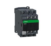 Contacteur ca tripolaire, 1 pièce, Version noire, série LC1D B7C F7C Q7C M7C, modèles 24V 110V 220V 380V disponible(AC LC1D25A,380 V)