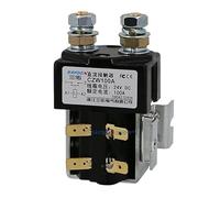 Contacteur cc 100A CZW100A ZJW100A SW80 relais de puissance 12V 24V 36V 48V 60V 72V for voiture chariot élévateur électrique navires batterie(Coil voltage 24VDC)
