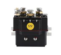 Contacteur CC 400 A 2PDT 12 V 24 V 36 V 48 V 60 V en alliage argenté for treuil électrique permettant de contrôler la rotation avant et arrière du moteur(12V)