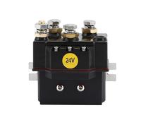 Contacteur Cc 400A 2PDT 12V 24V 36V 48V 60V, Treuil Électrique En Alliage D'argent For Contrôler La Rotation Avant Et Arrière Du Moteur(24V 60W)