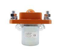 Contacteur CC à bobine simple 12 V 24 V 48 V 600 A for moteur, chariot élévateur, électromobile, grappin, véhicule, treuil(Flat and straight,12V)