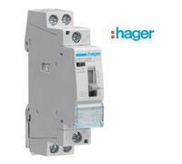 Contacteur chauffe-eau jour / nuit - 25A - 2F - 230 V Hager ETC225