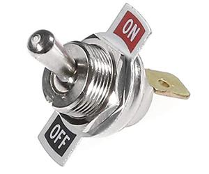 CONTACTEUR CHROME UNIVERSEL METAL 1 BORNE