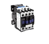 Contacteur CJX2-1810 1801 LC1 18 A triphasé tripolaire à bobine NO, tension 380 V, 220 V, 110 V, 36 V, 24 V, montage sur rail DIN, 3P+1NO, normalement ouvert(CJX2-1801,110v)