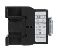 Contacteur CJX2-1810 24 V AC 32 A 3 pôles 1NO pour relais de contrôle de puissance industrielle, équipement électrique basse tension avec contacts en alliage d'argent et