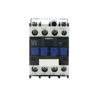 Contacteur CJX2-1810 LC1 18 A triphasé tripolaire à Bobine NO, Tension 380 V, 220 V, 110 V, 36 V, 24 V, 50/60 Hz, Montage sur Rail DIN, 3P+1NO normalement Ouvert(AC 220V)