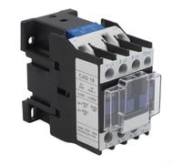 Contacteur CJX21810 AC, tension de bobine 24 V, courant nominal 32 A, conception à 3 pôles pour applications d'alimentation industrielle