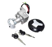 Contacteur Clé Moto Pour NMAX 155 Pour NMAX155 2015-2019 Moto Verrouillage Contacteur Allumage Bouchon Réservoir Essence Avec Barillet Clé