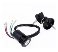 Contacteur Clé Moto Pour Scooters Pour Quads Pour Motos Pour 50/70/110/125/150 Cm Contacteur Allumage 12 V À 4 Fils Avec 2 Clés Et 1 Jeu