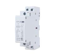 Contacteur CT1-25 2p 16A 20A 25A 220V/230V 50/60Hz Din Rail Domestique AC Contacteurs Modulaires 2no 1no1nc 2nc Module Domestique Industrial Electrics JIZTGEDM (Color : 1no1nc-20a)