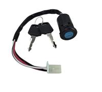 Contacteur D'allumage À Clé Avec Ou Sans Capuchon Anti-poussière 4 Fils 3+2 Universel Motos Tout-terrain Pit Bikes Quads Serrure Commutateur Clé Contact(A style)