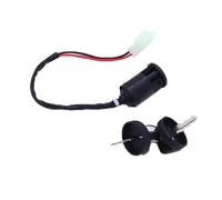 Contacteur D'Allumage Clé De Contact Universelle Pour Moto Serrure Porte Électrique Interrupteur D'alimentation ATV Deux Vitesses Deux Broches Avec Capuchon