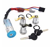 Contacteur d'allumage Cylindre de Serrure de Porte Gauche/Droite avec 2 clés pour Citroën Berlingo Xsara Picasso et Peugeot Partner (1996-2008) - Référence d'origine : 9170G3 252522