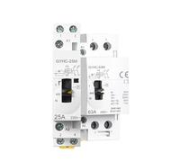 Contacteur de commande manuelle 2P 4P 25A 63A 220V/230V 50/60Hz, 1 pièce, contacteur modulaire domestique sur Rail Din 2NO 2NC 4NO(2P 63A 2NO)