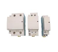 contacteur de courant alternatif 63A 40A 100A 4P Modular Contactor 2P 4NO or 2NO2NC 110V 220V Automatic Household Contactor Rail Type(40A 4NO AC220V)