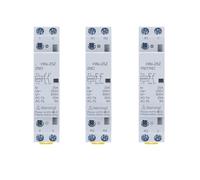 contacteur de courant alternatif Contacteur modulaire HCH8s-25 2P 16A 25A 2NO ou 2NC 1NO1NC 110V 220V Contacteur domestique automatique Type rail(25A 1NO1NC DC24V)
